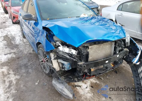 2022 Kia Forte Gt z USA, uszkodzony, nr VIN 3KPF44AC9NE451702